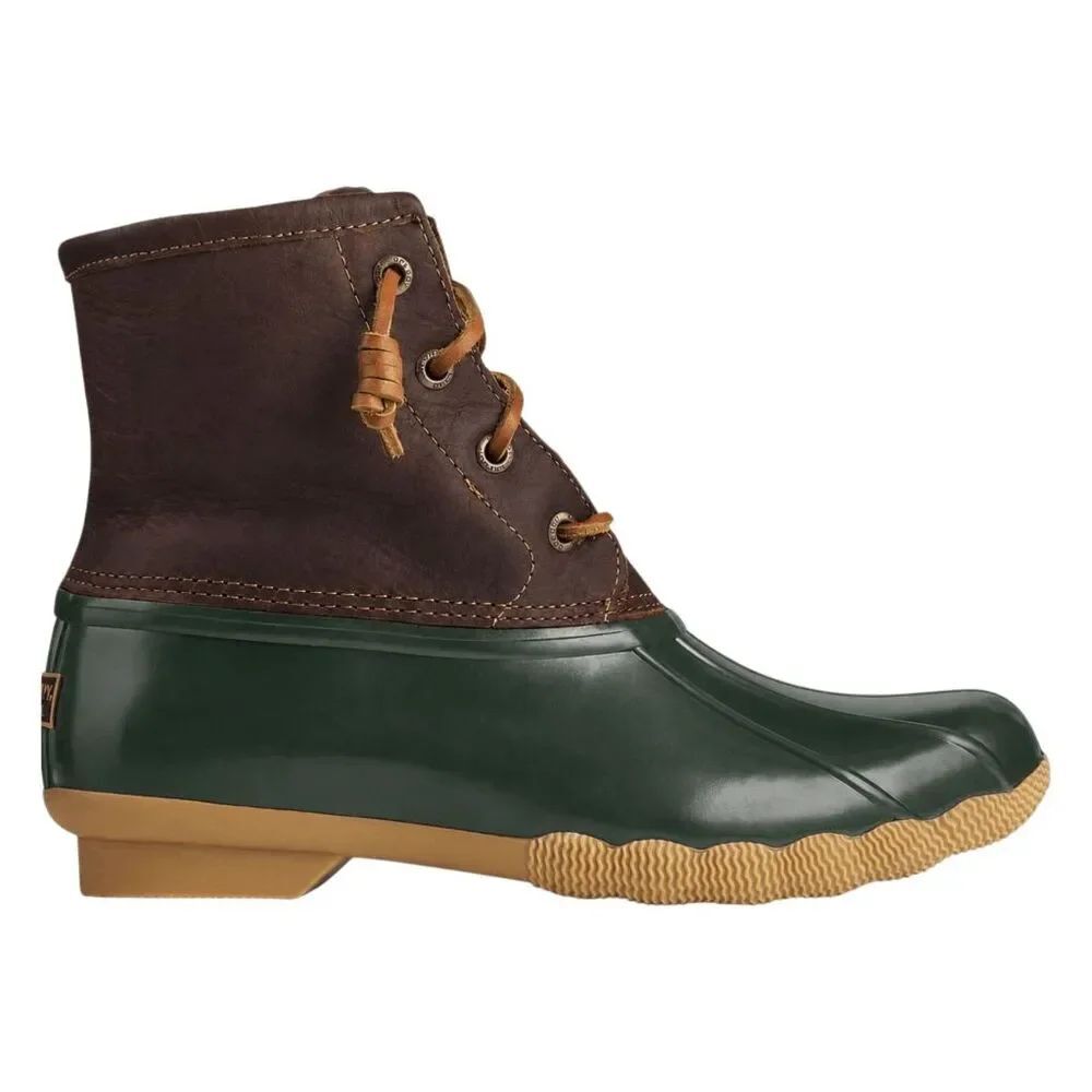 SPERRY Saltwater Leather Water-Resistant Duck Boot Size 8